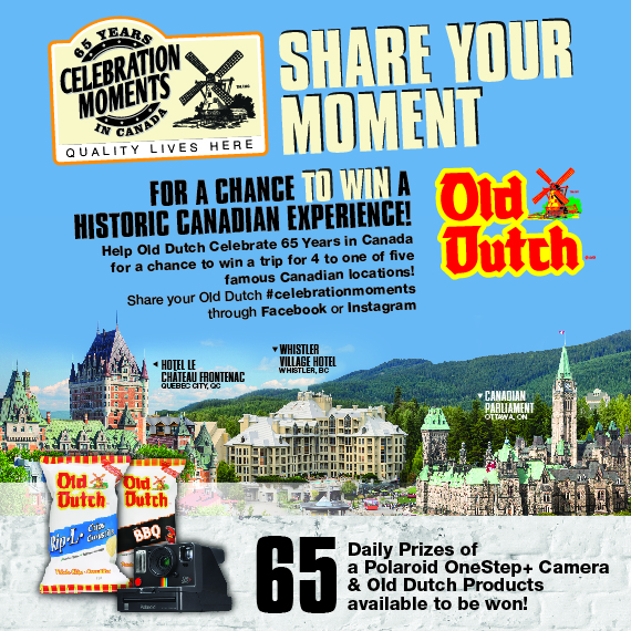 SHARE YOUR MOMENT FOR A CHANCE AT A HISTORIC CANADIAN EXPERIENCE!
