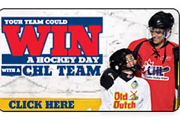 Win a Hockey Day with a CHL Team